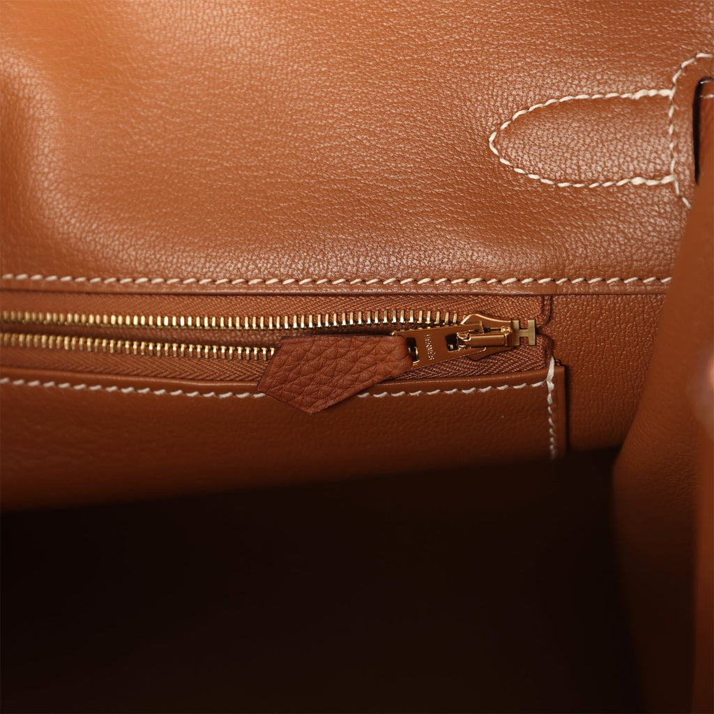 Hermes Birkin 35 Gold Togo Gold Hardware