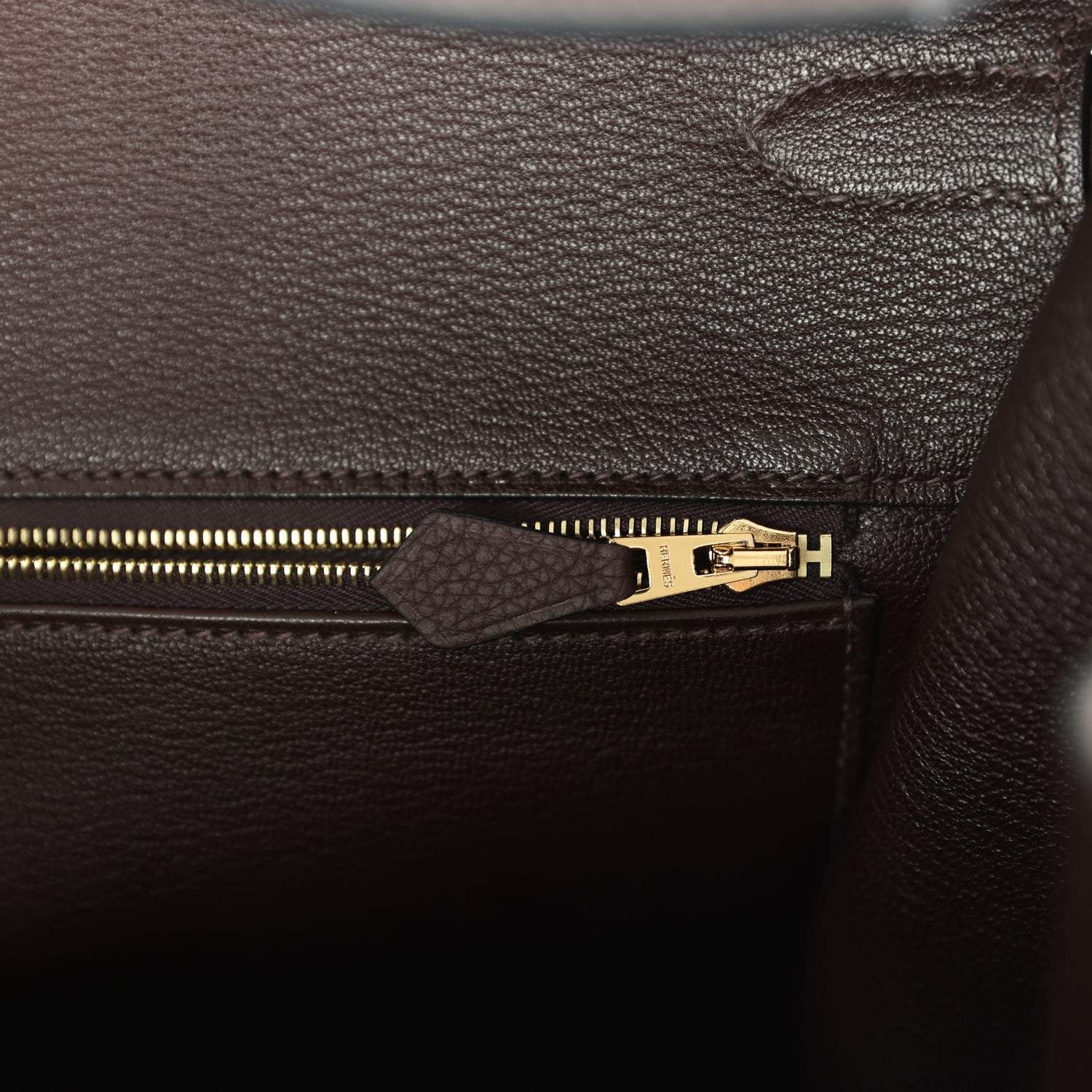 Hermes Birkin 40 Chocolate Togo Gold Hardware