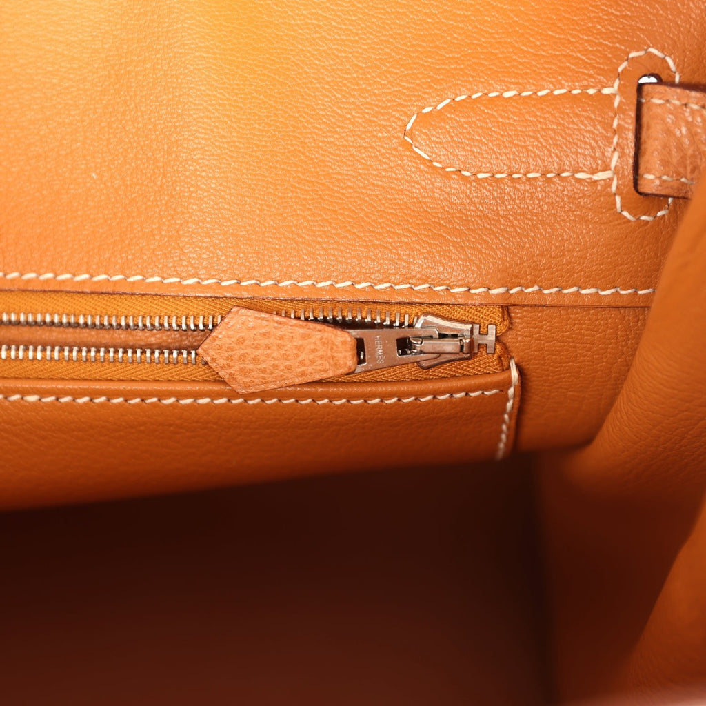 Hermes Birkin 30 Natural Vache Liegee Palladium Hardware