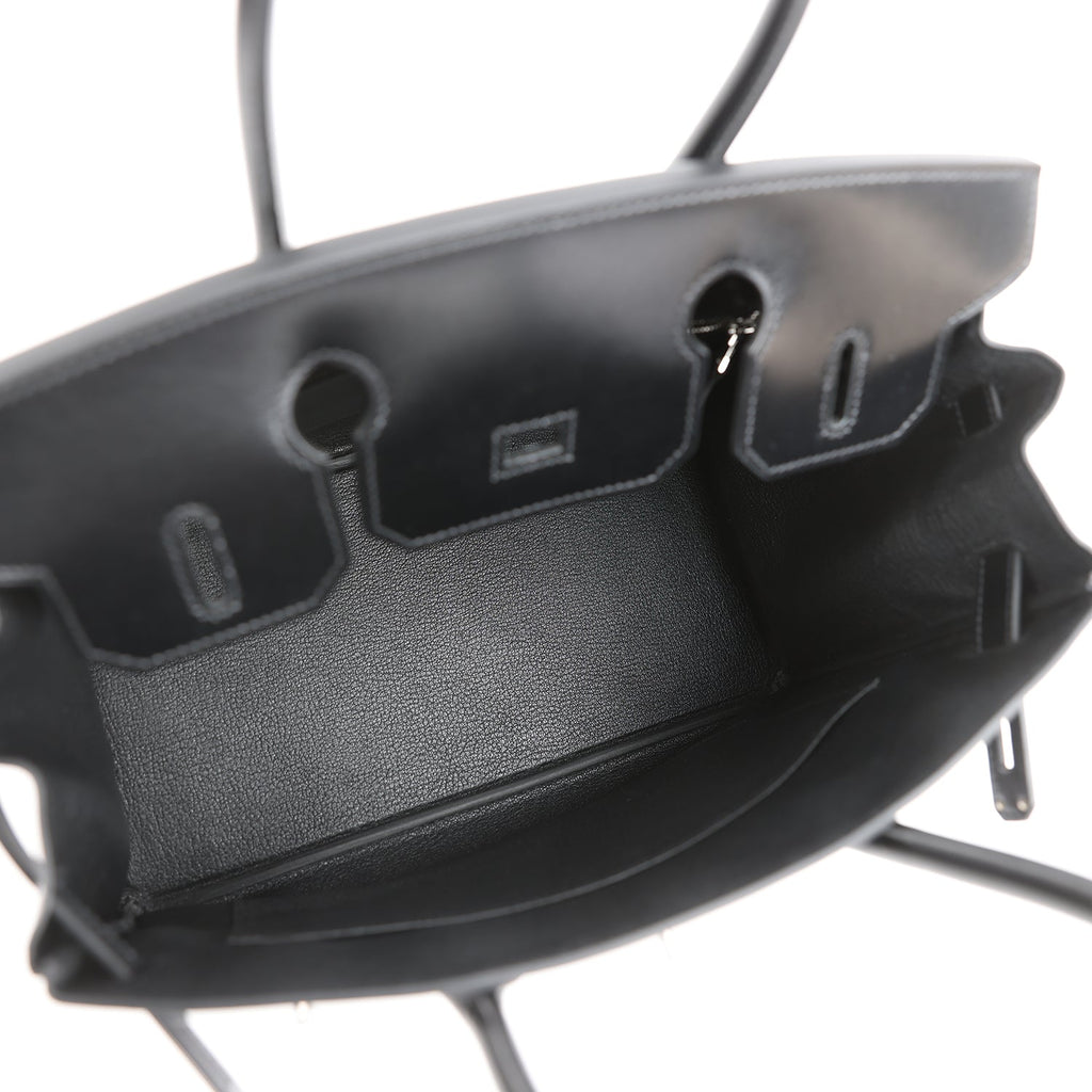 Hermes Birkin 30 Black Box Palladium Hardware