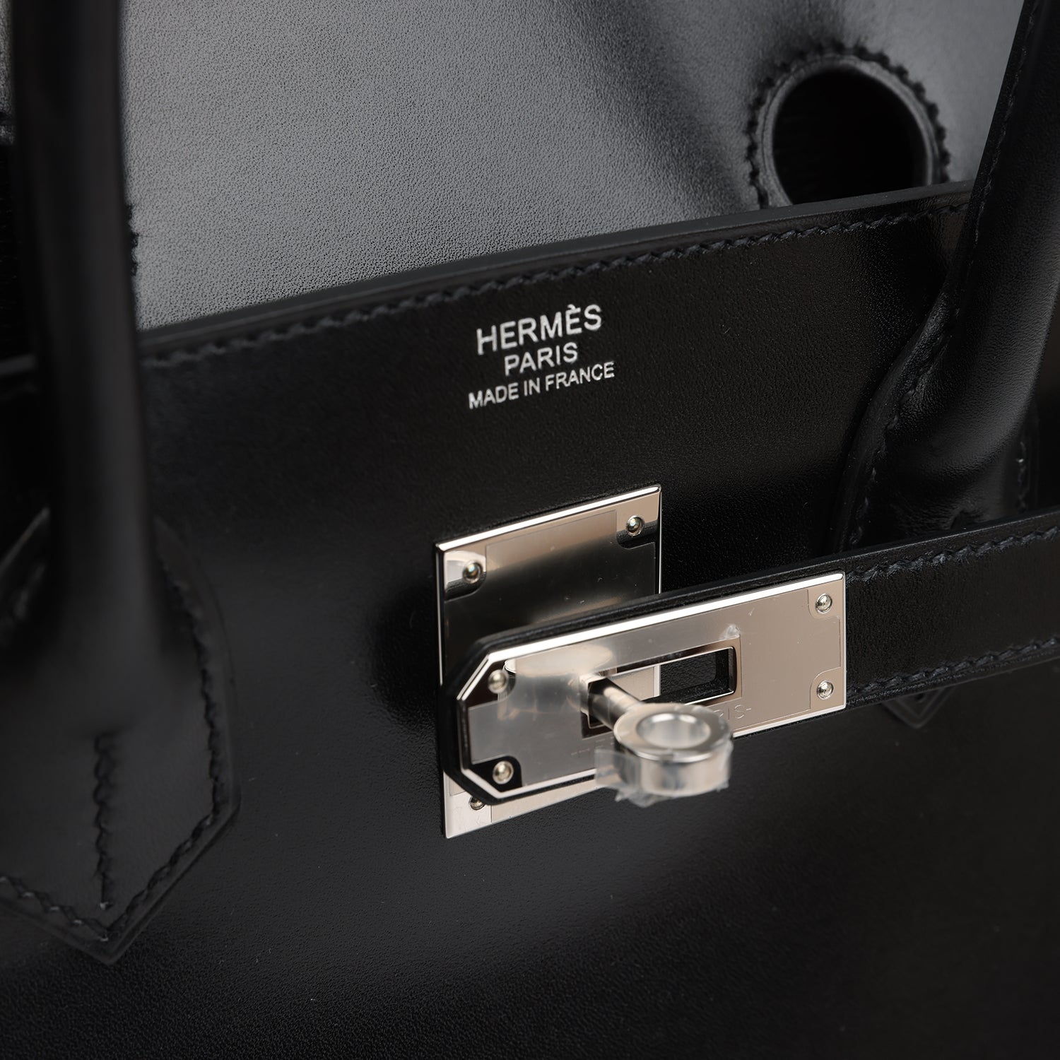 Hermes Birkin 30 Black Box Palladium Hardware
