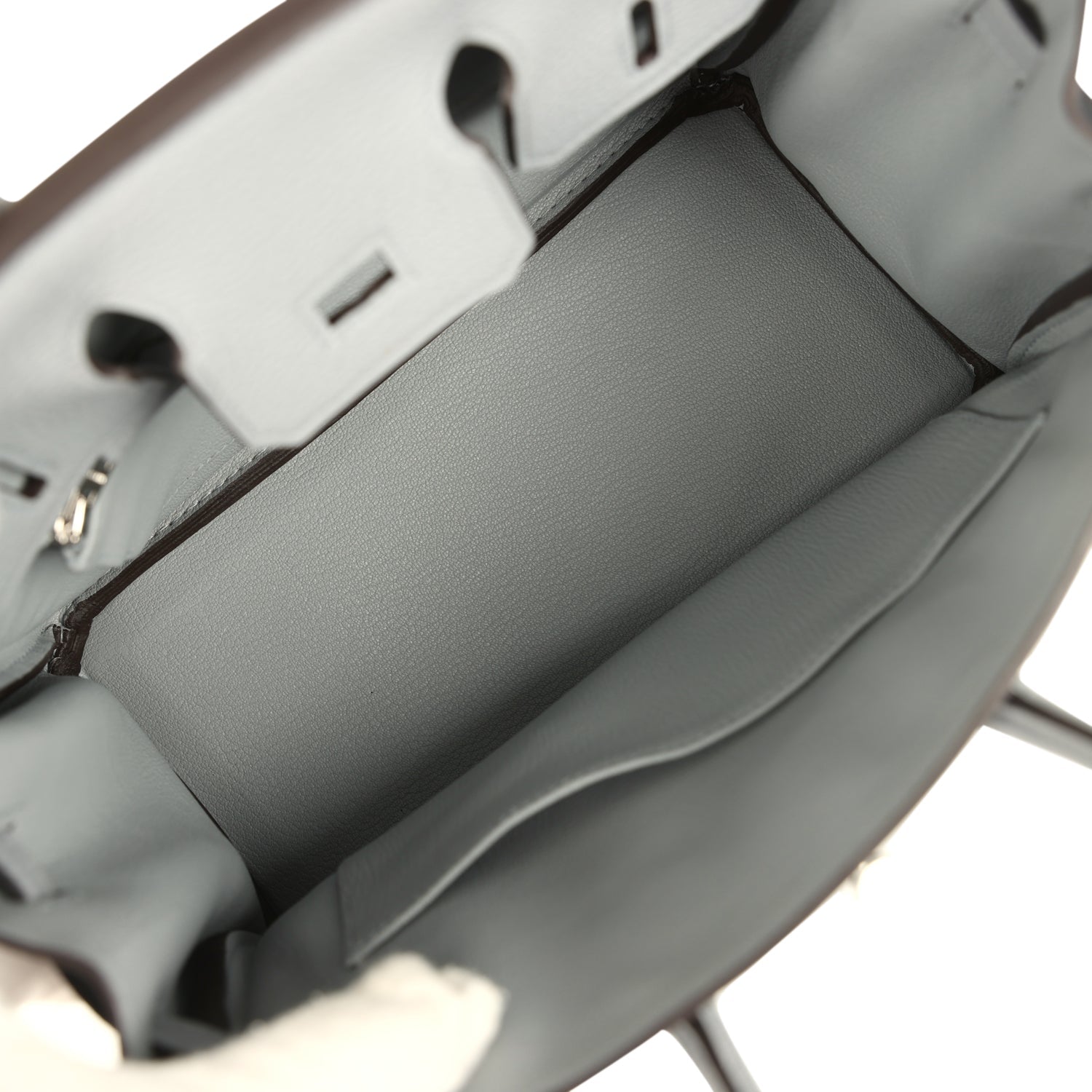 Hermes Birkin 25 Gris Pantin Togo Palladium Hardware
