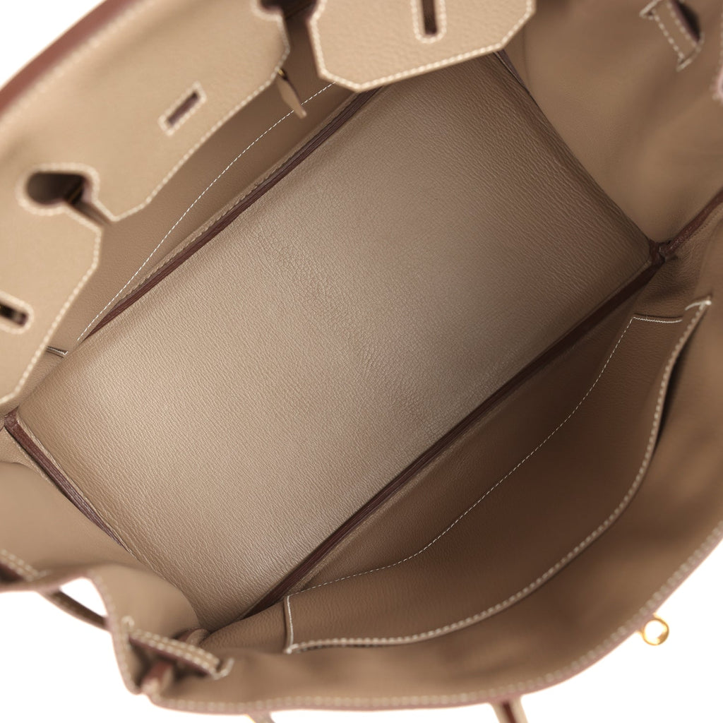 Hermes Birkin 35 Etoupe Togo Gold Hardware