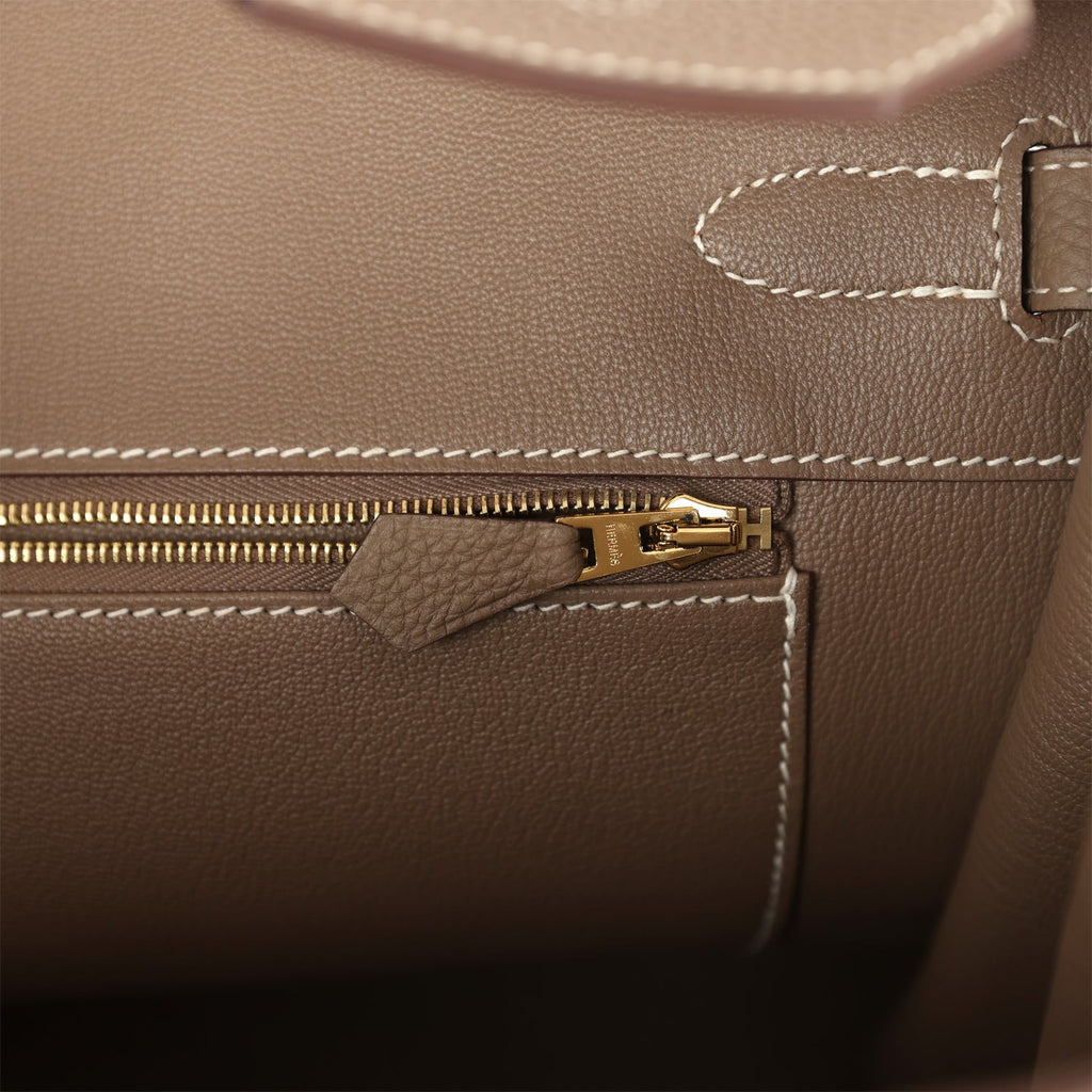 Hermes Birkin 35 Etoupe Togo Gold Hardware