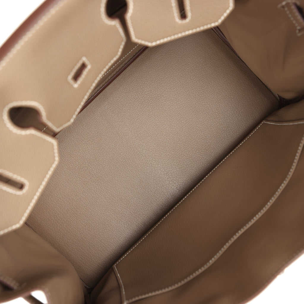 Hermes Birkin 35 Etoupe Togo Brushed Palladium Hardware