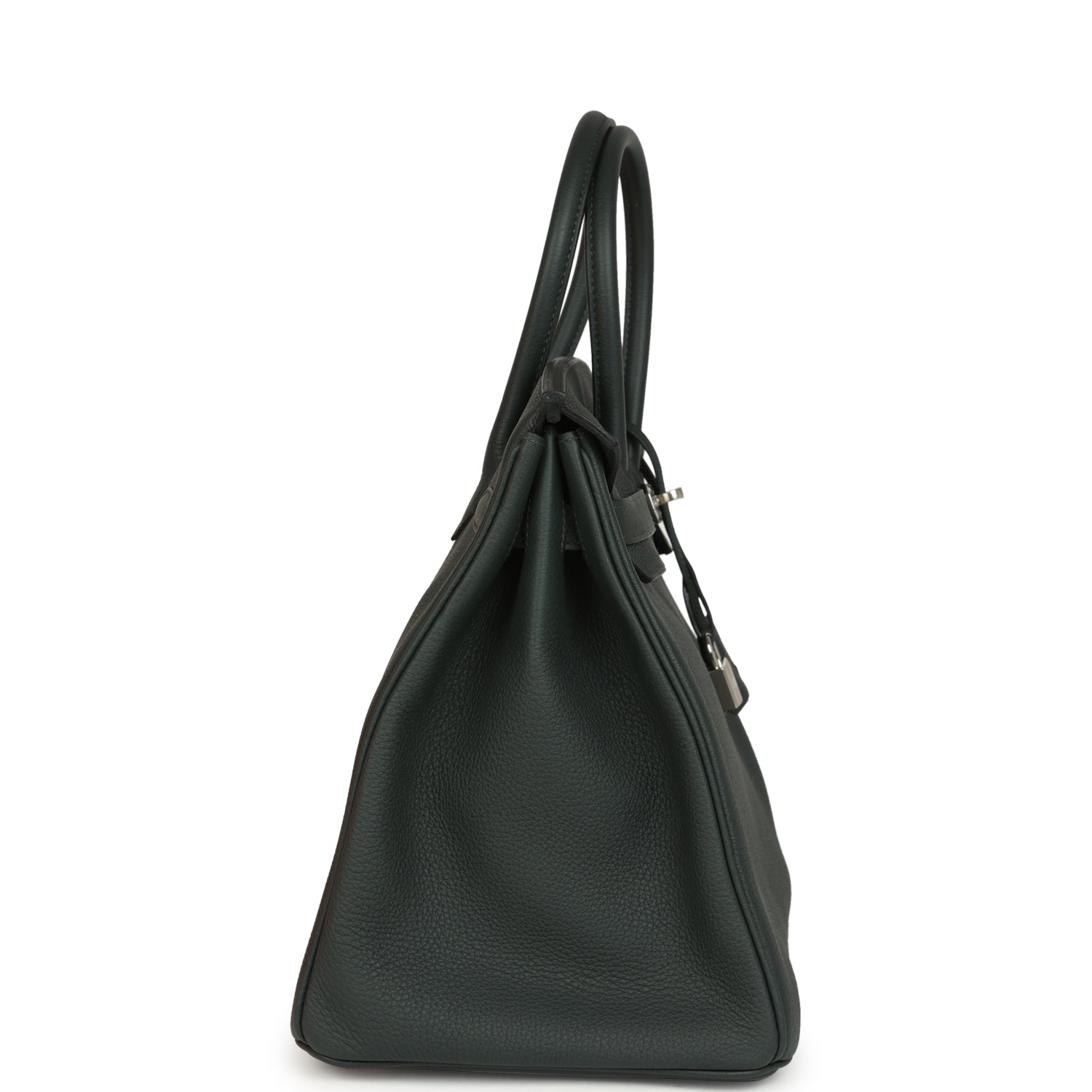 Hermes Birkin 35 Vert Fonce Togo Palladium Hardware