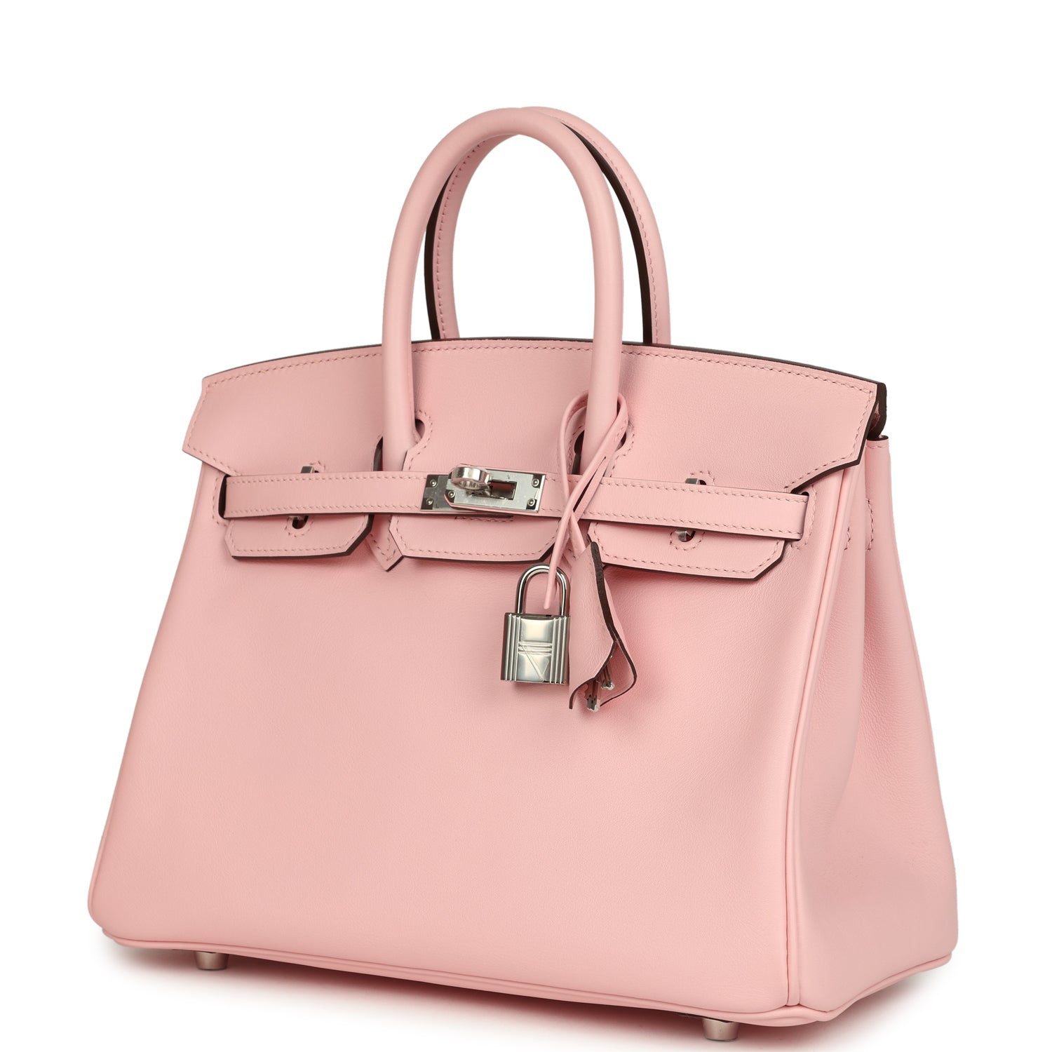 Hermes Birkin 25 Rose Sakura Swift Palladium Hardware