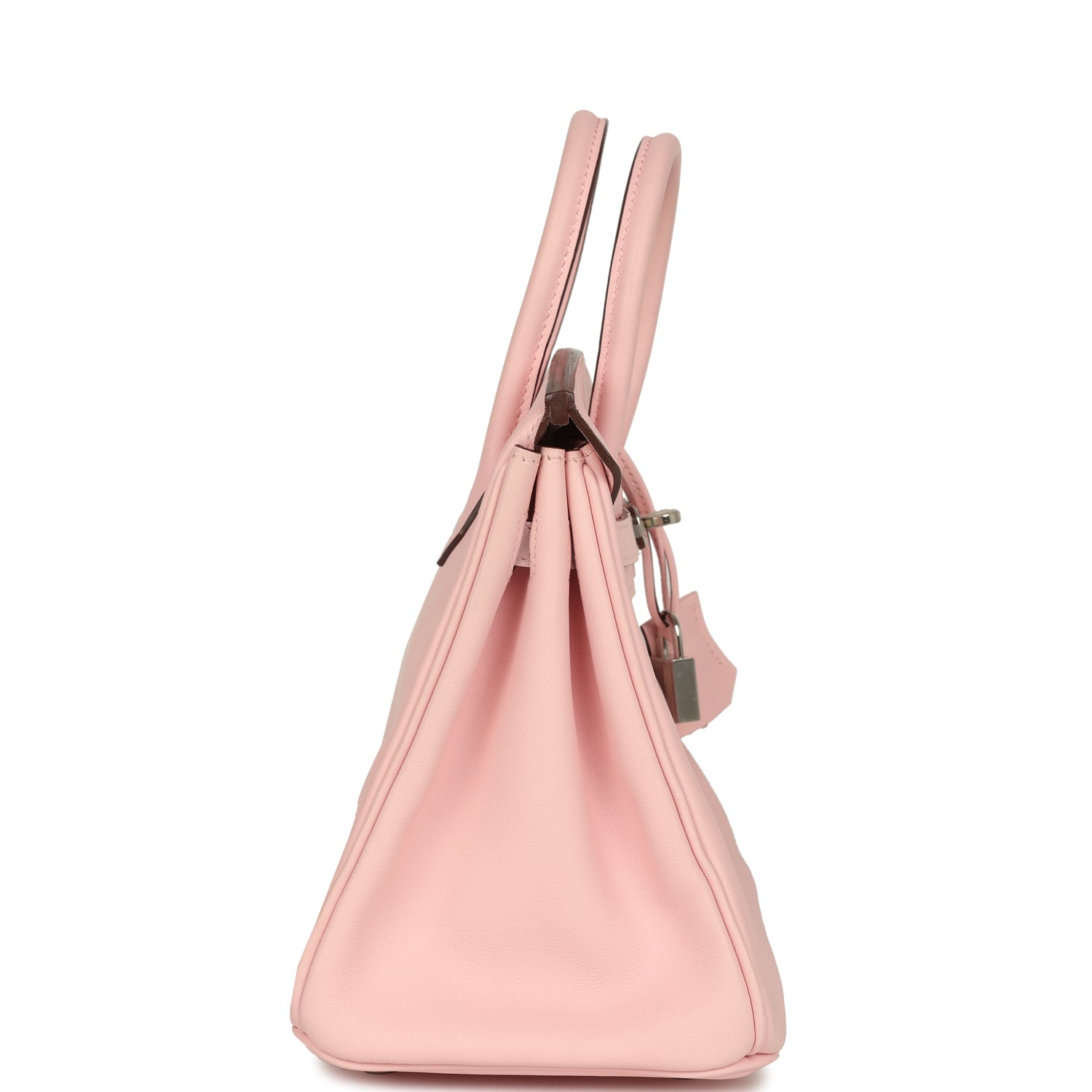 New Hermes Birkin 25 Rose Sakura Swift Palladium Hardware