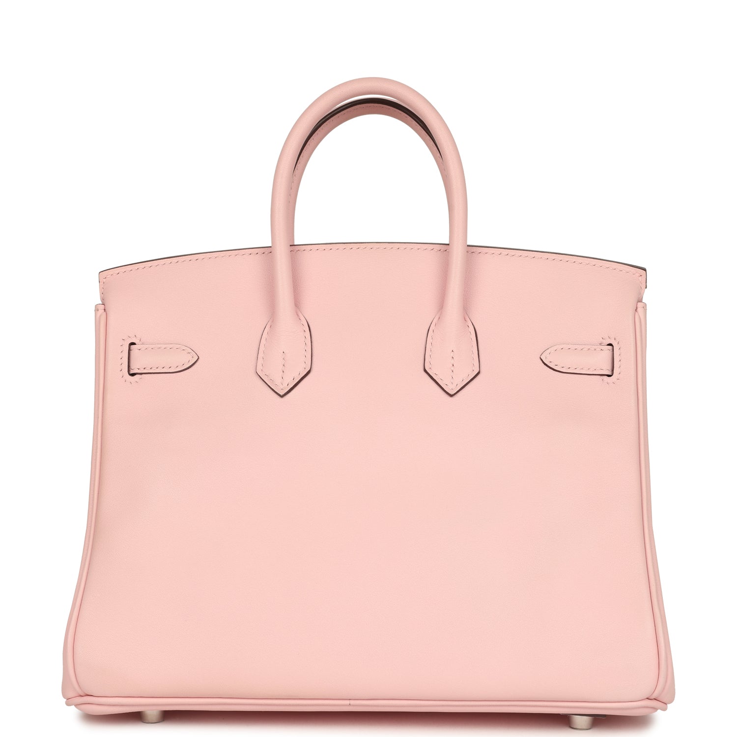 New Hermes Birkin 25 Rose Sakura Swift Palladium Hardware