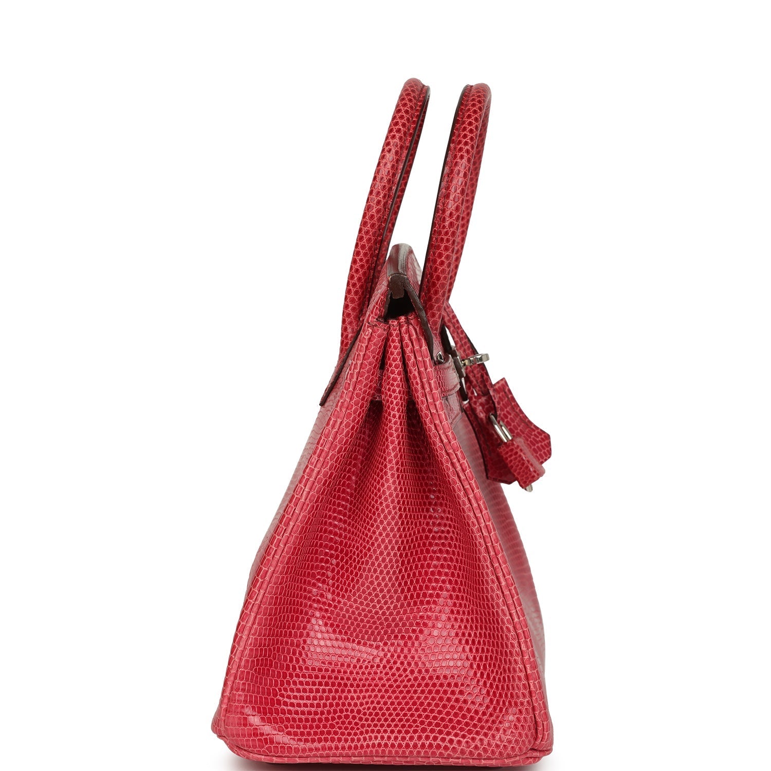 New Hermes Birkin 25 Fuchsia Varanus Niloticus Lizard Palladium Hardware