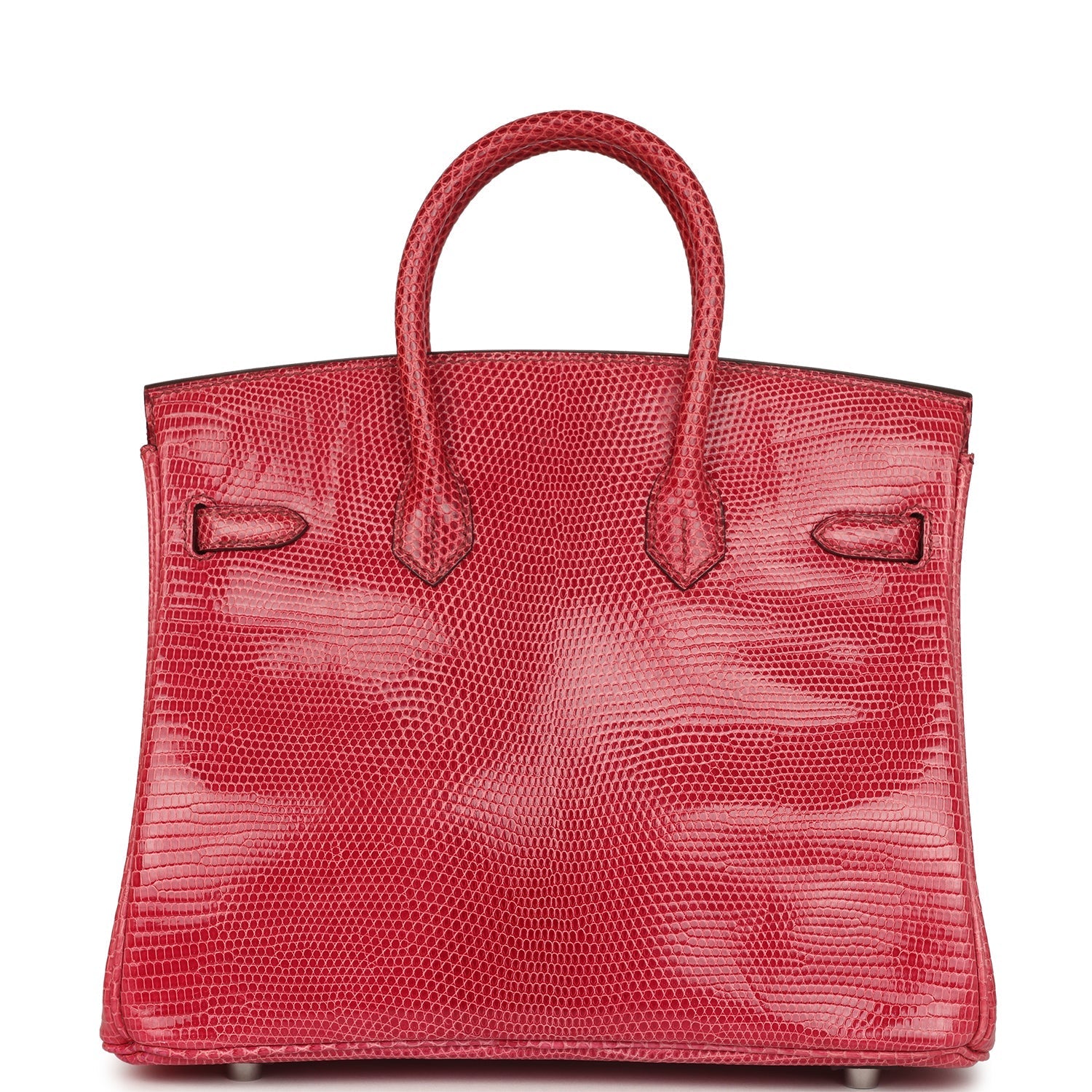 New Hermes Birkin 25 Fuchsia Varanus Niloticus Lizard Palladium Hardware
