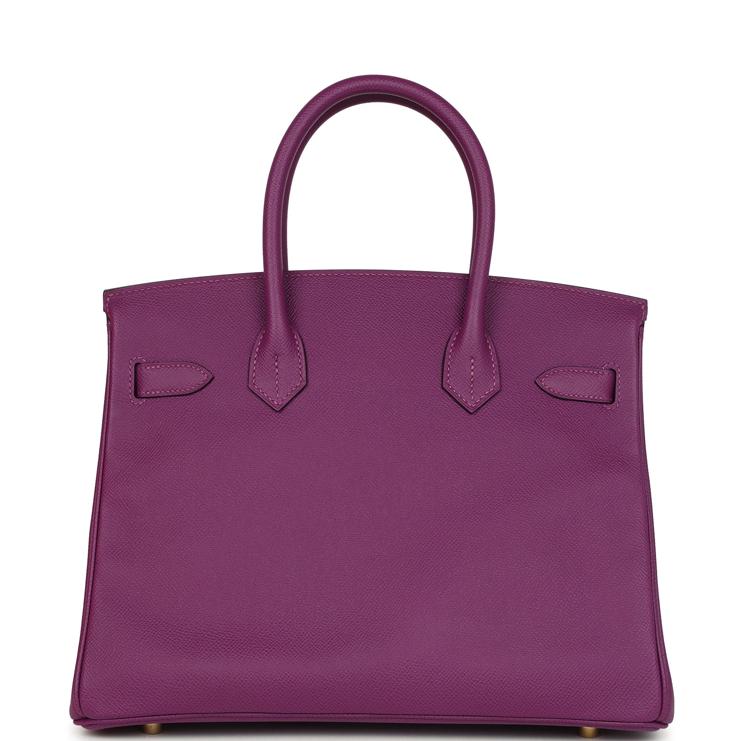 Pre-owned Hermes Birkin 30 Anemone Epsom Gold Hardware