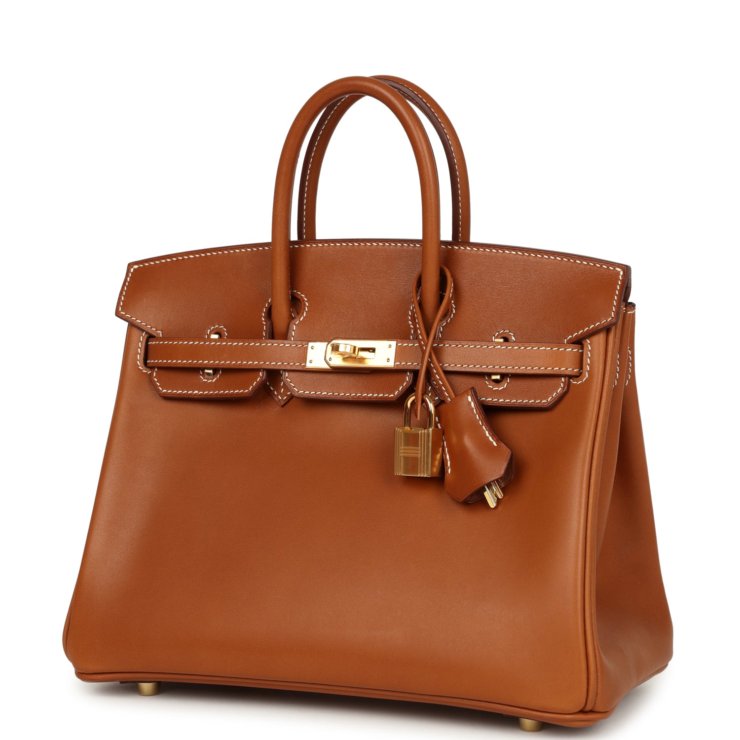 Hermes Birkin 25 Fauve Barenia Gold Hardware