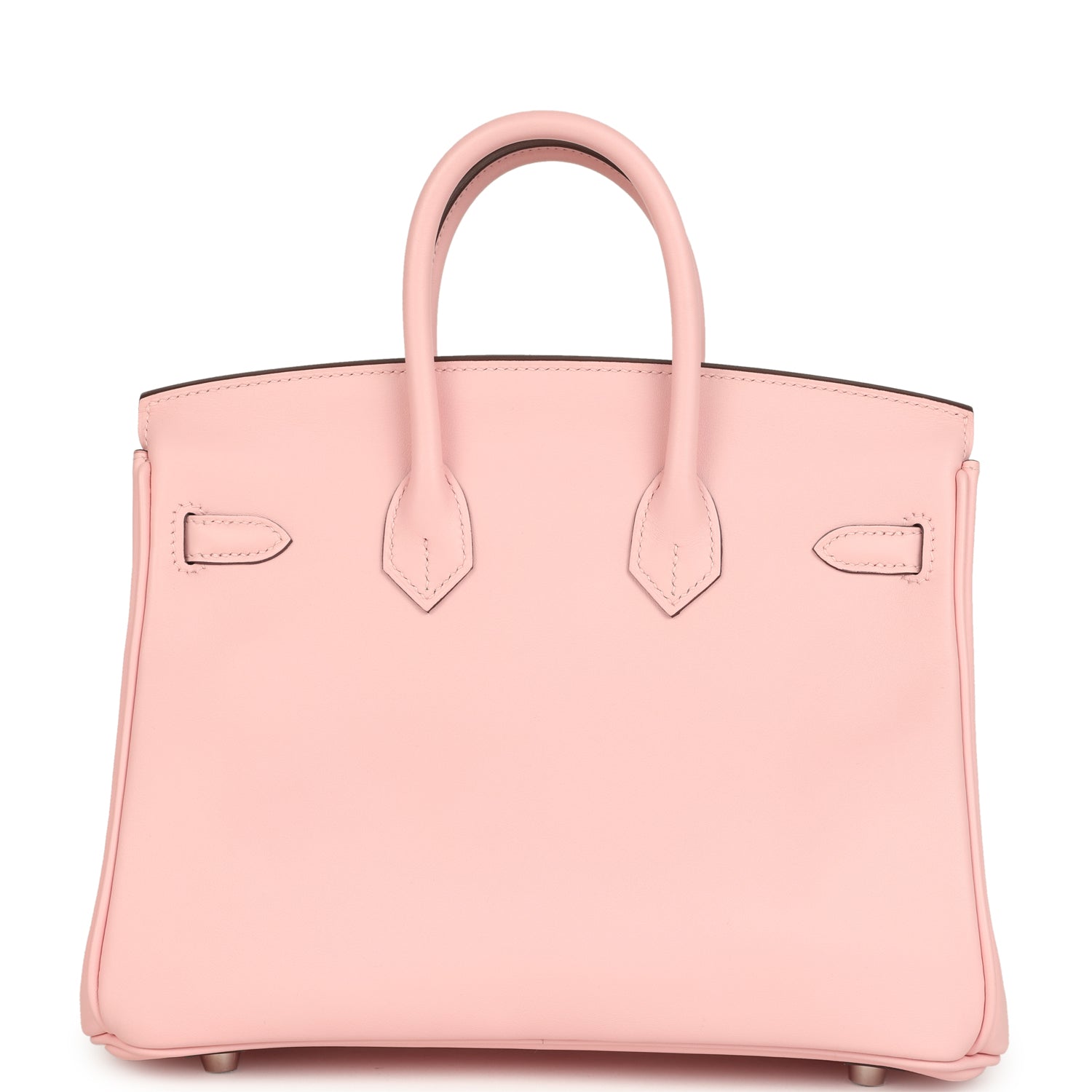 New Hermes Birkin 25 Rose Sakura Jonathan Palladium Hardware