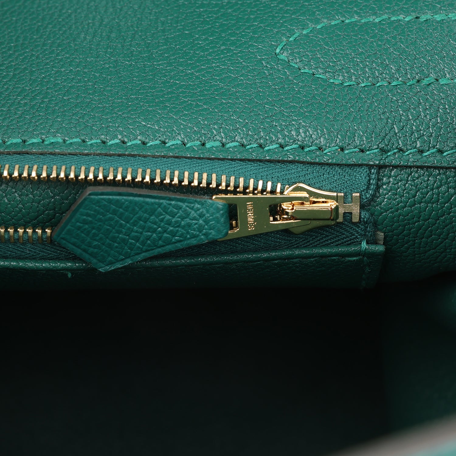 New Hermes Birkin 30 Malachite Epsom Gold Hardware
