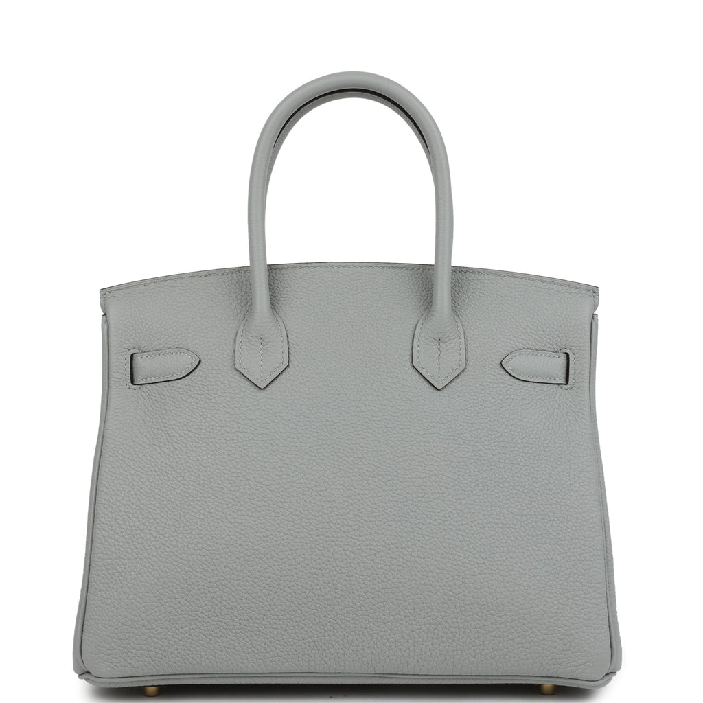 Hermes Birkin 30 Bleu Glacier Togo Gold Hardware