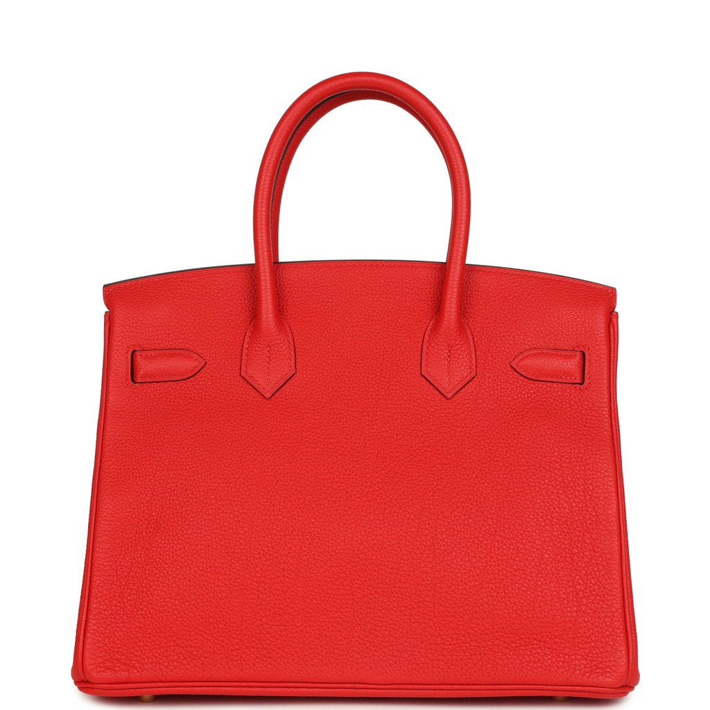 Hermes Birkin 30 Rouge de Coeur Togo Gold Hardware