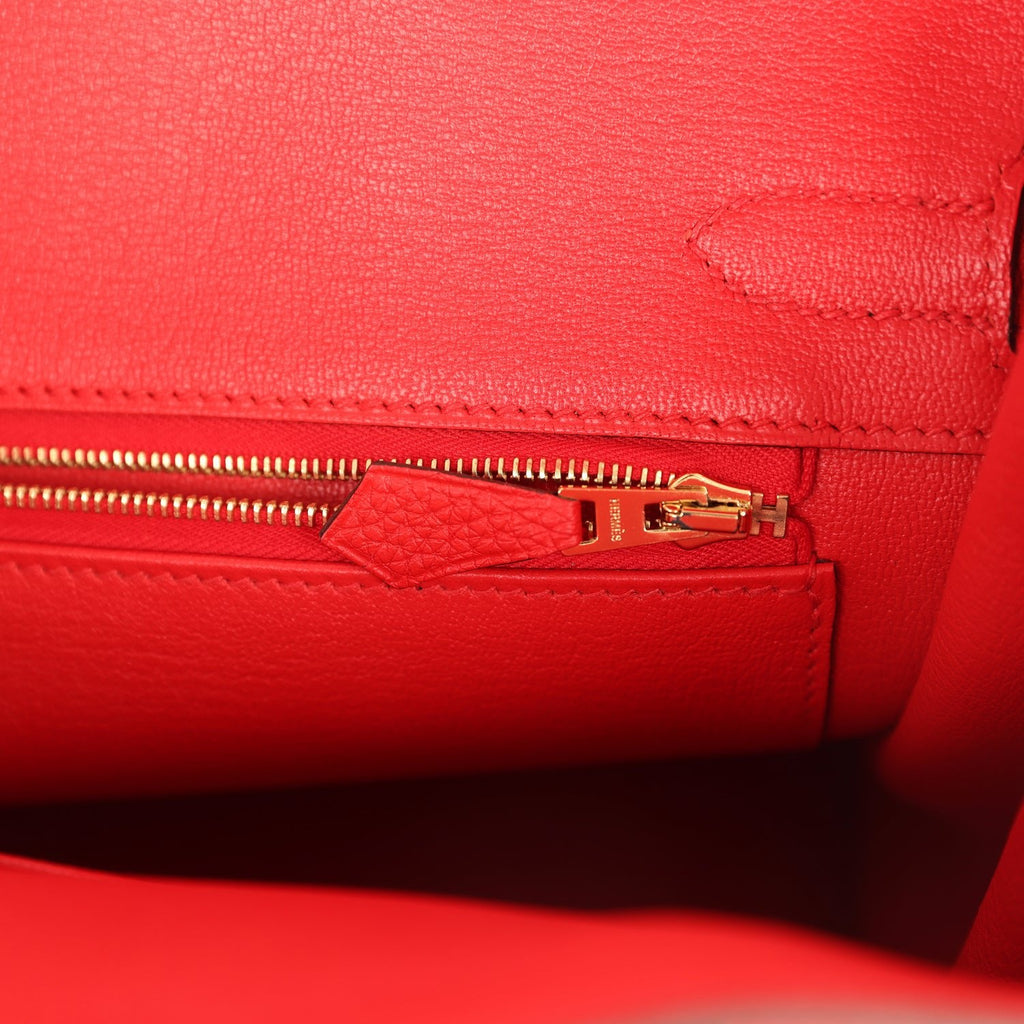 Hermes Birkin 30 Rouge de Coeur Togo Gold Hardware