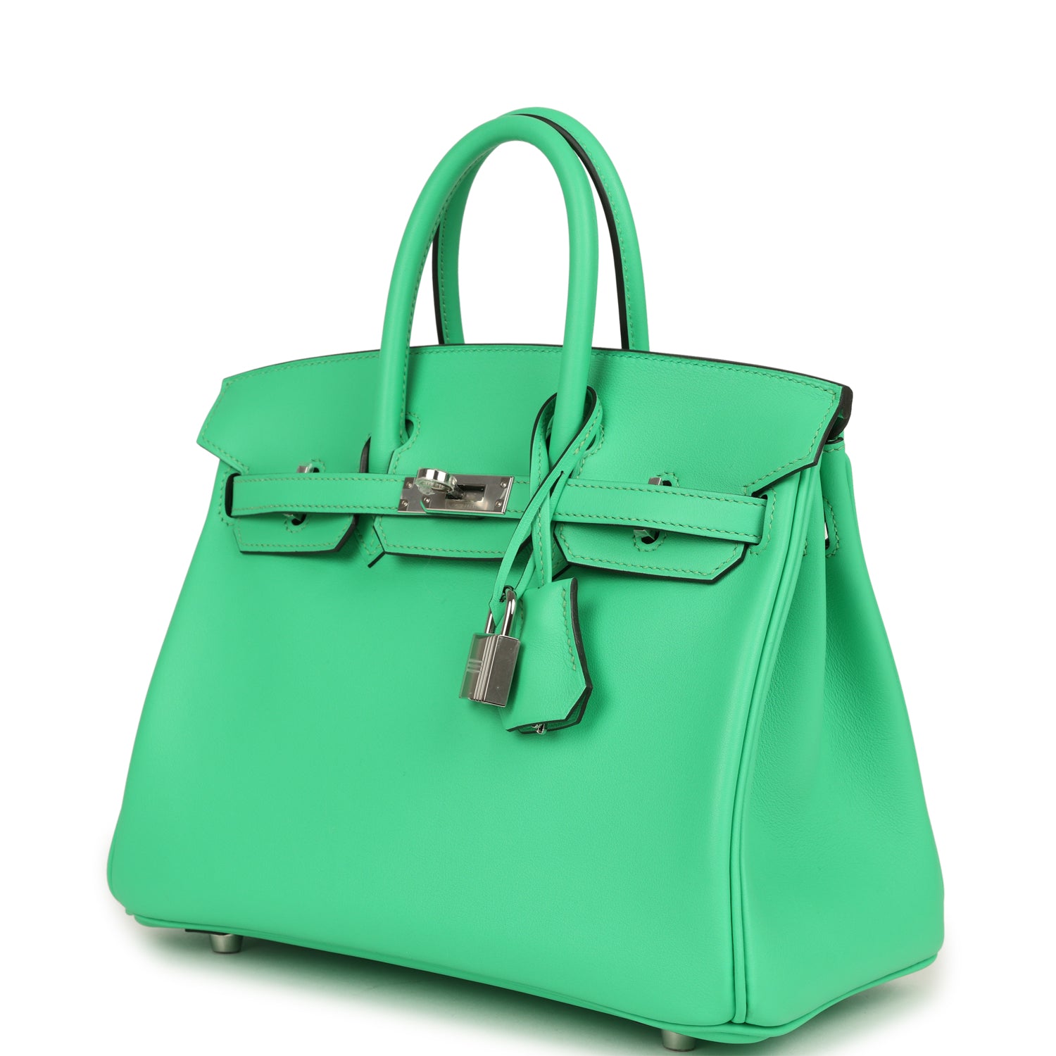Hermes Birkin 25 Vert Comics Swift Palladium Hardware