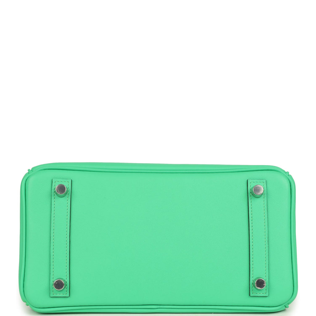 Hermes Birkin 25 Vert Comics Swift Palladium Hardware