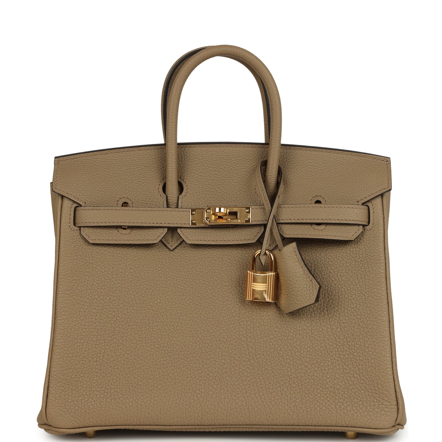 Hermes Birkin 25 Beige Marfa Togo Gold Hardware