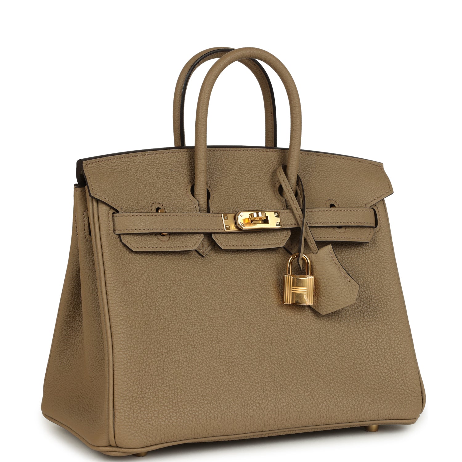 Hermes Birkin 25 Beige Marfa Togo Gold Hardware