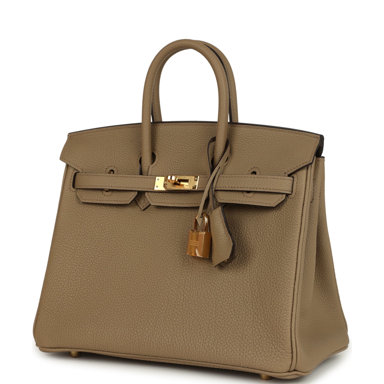 Hermes Birkin 25 Beige Marfa Togo Gold Hardware