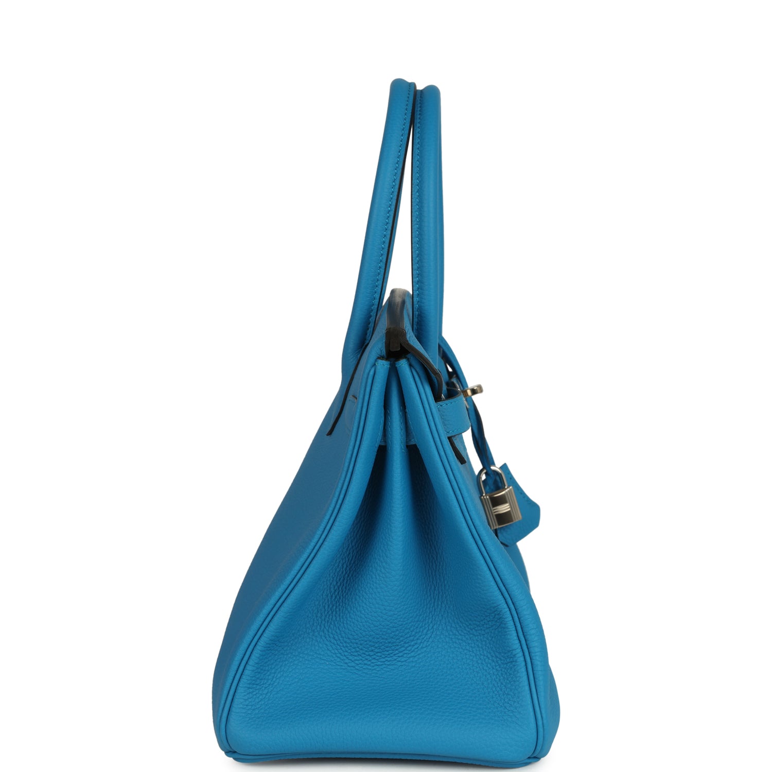 Hermes Birkin 30 Bleu Zanzibar Verso Togo Palladium Hardware