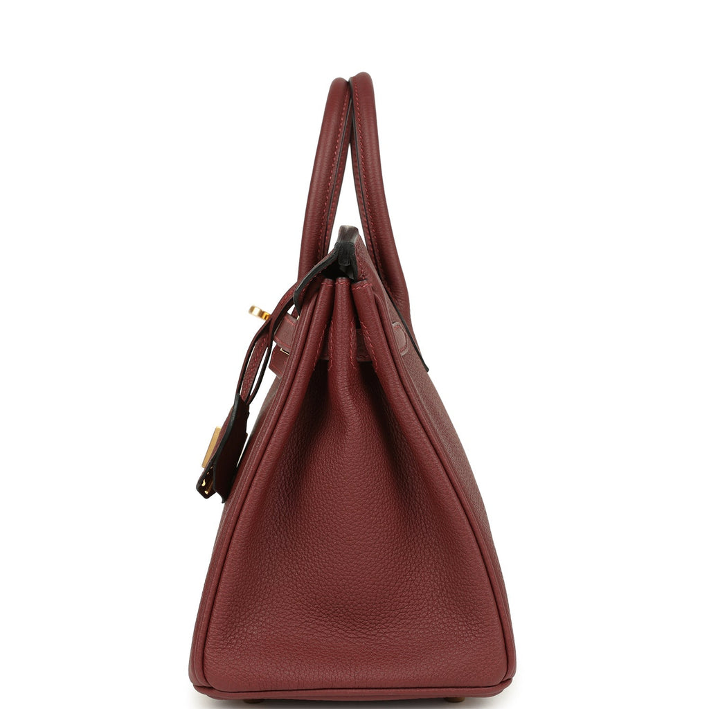 Hermes Birkin 25 Rouge H Togo Gold Hardware