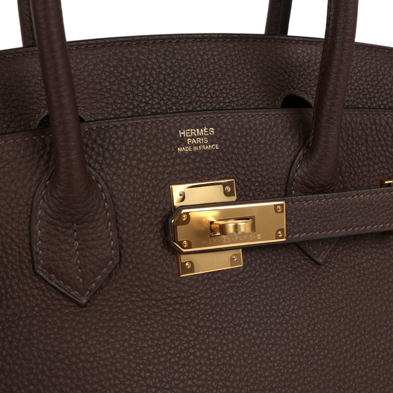 Hermes Birkin 30 Chocolate Togo Gold Hardware