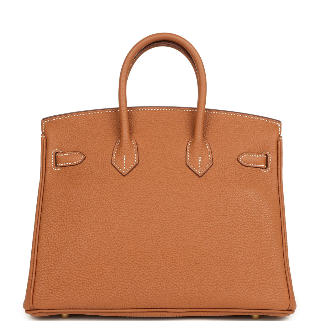 New Hermes Birkin 25 Gold Togo Gold Hardware
