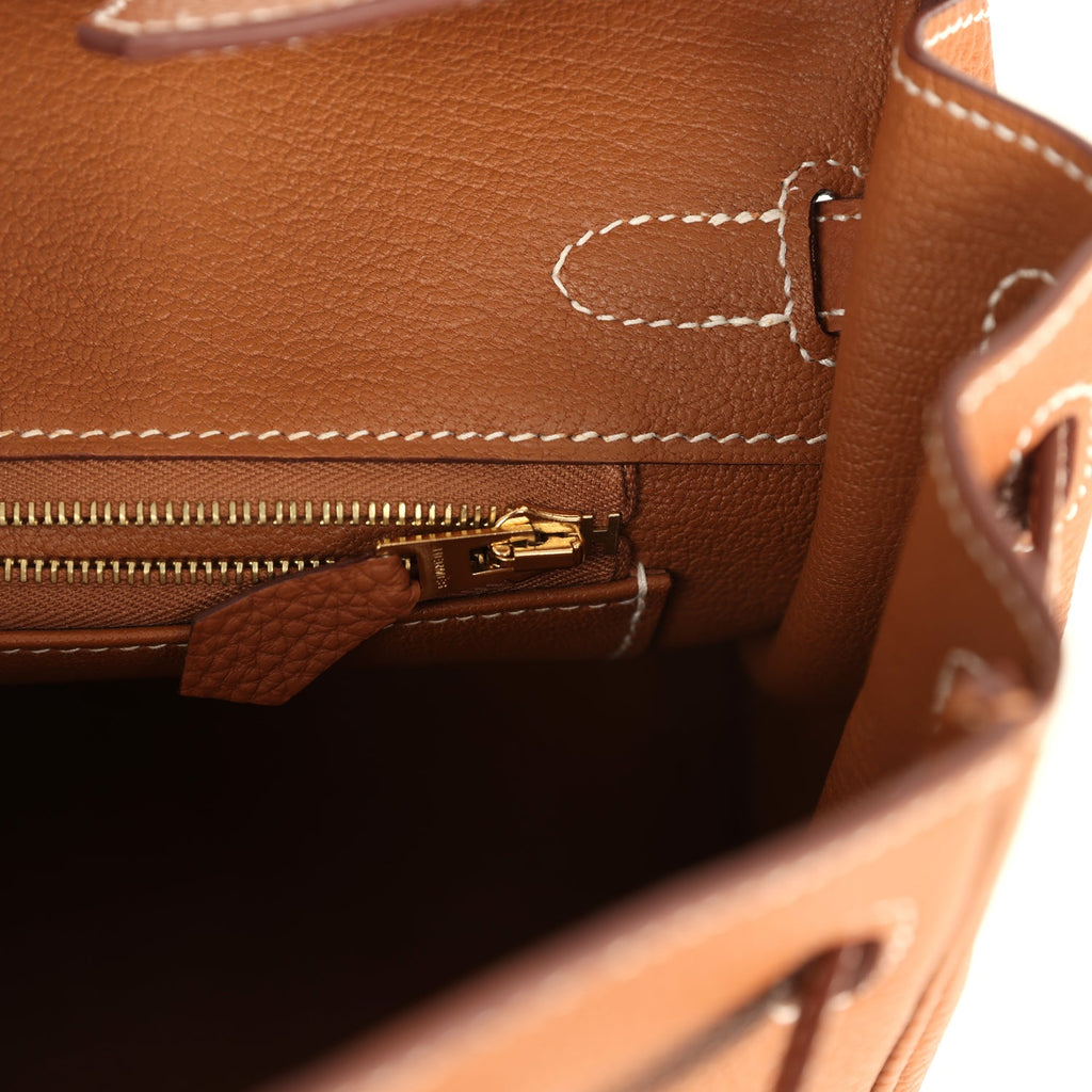 New Hermes Birkin 25 Gold Togo Gold Hardware