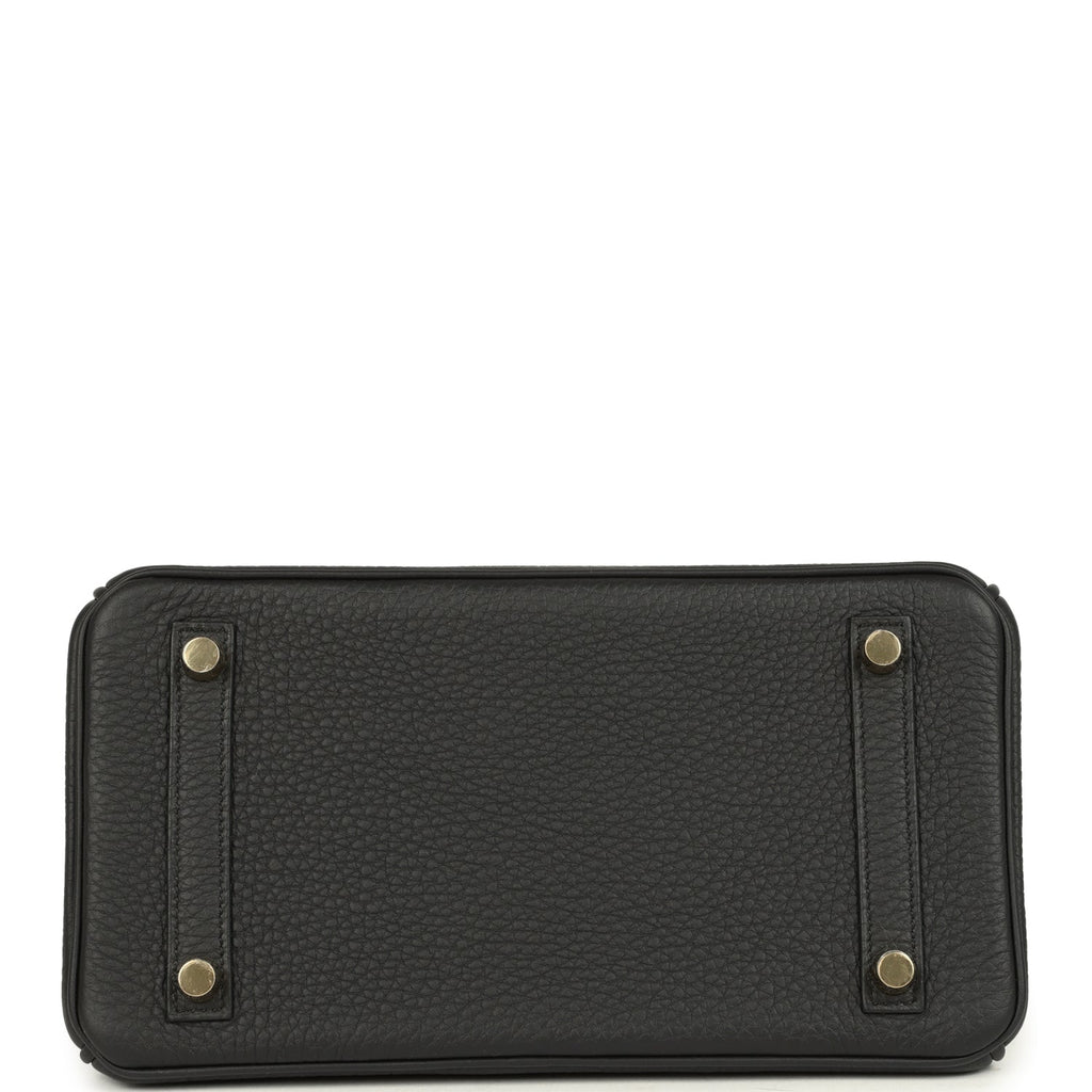 Hermes Birkin 25 Black Togo Permabrass Hardware