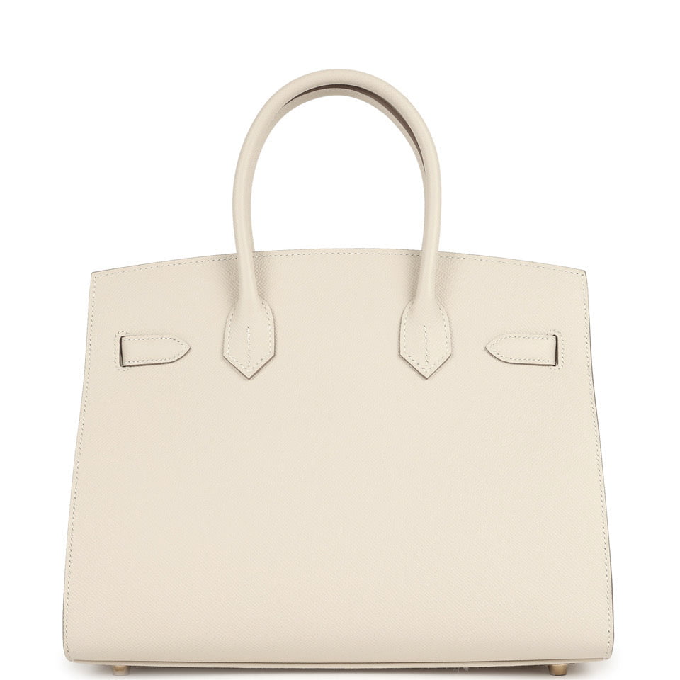 Hermes Birkin Sellier 30 Craie Epsom Gold Hardware Payment 1 for JJ only