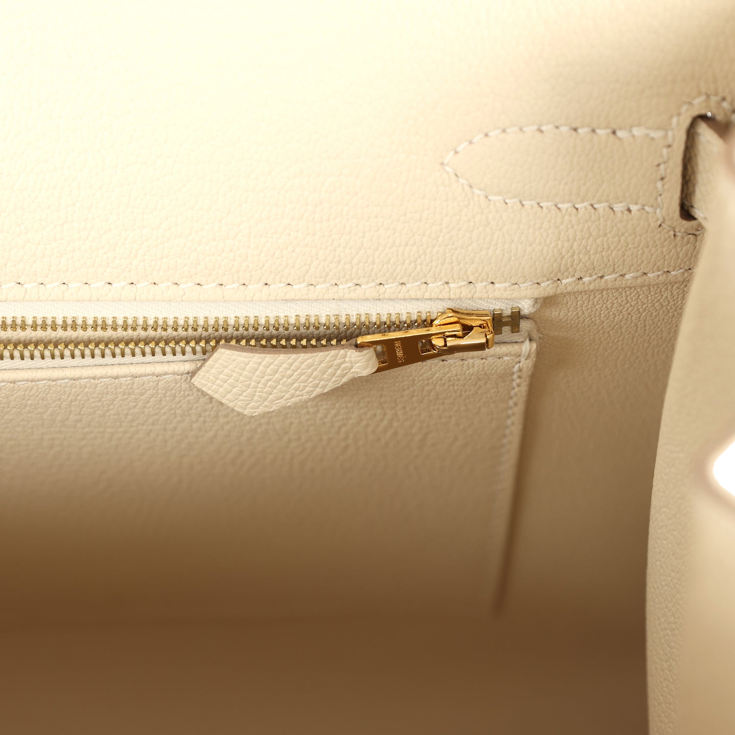 Hermes Birkin Sellier 30 Craie Epsom Gold Hardware Payment 1 for JJ only
