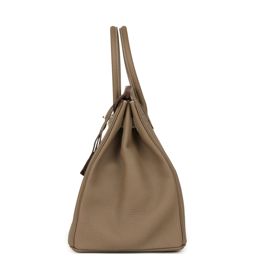 Hermes Birkin 35 Etoupe Togo Gold Hardware