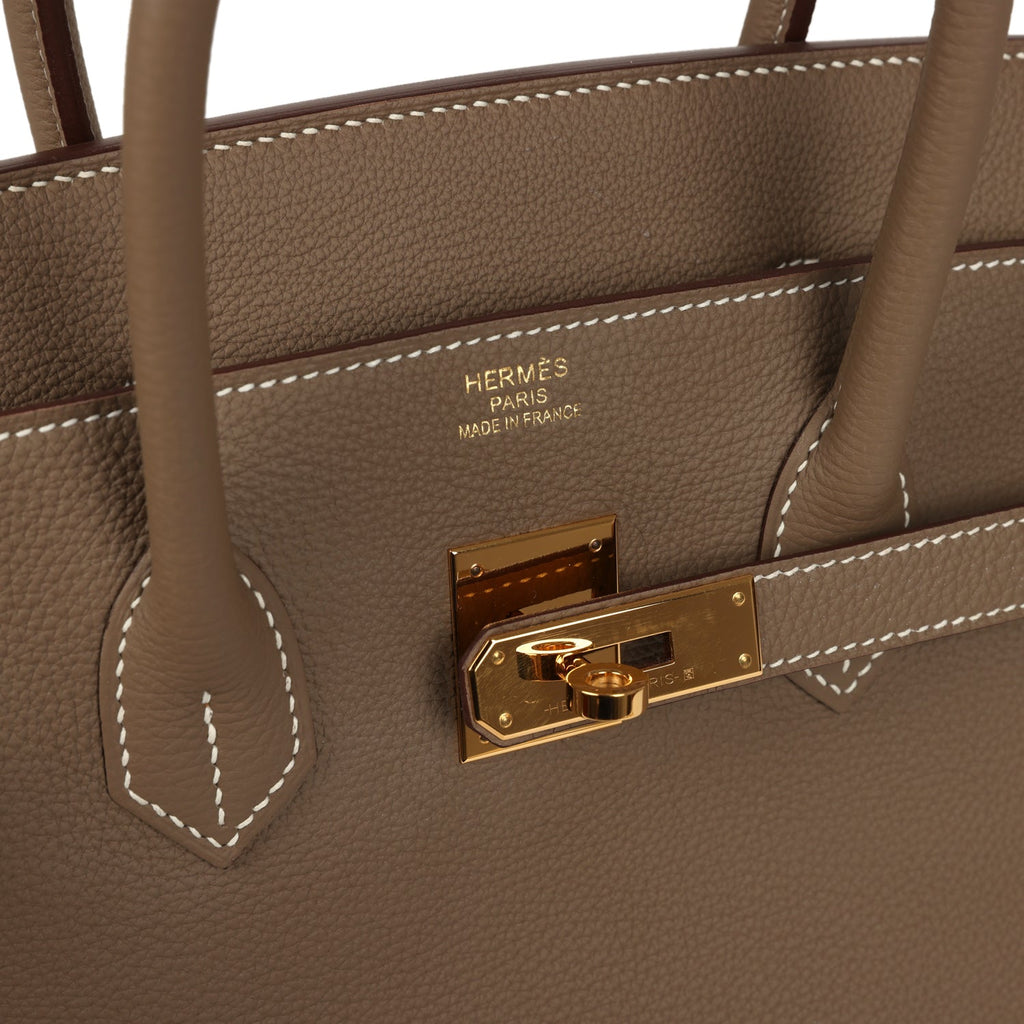 Hermes Birkin 35 Etoupe Togo Gold Hardware