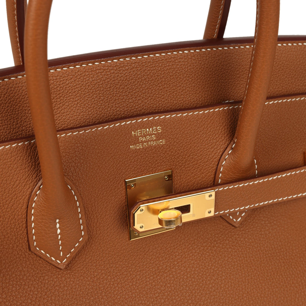 Hermes Birkin 35 Gold Togo Gold Hardware