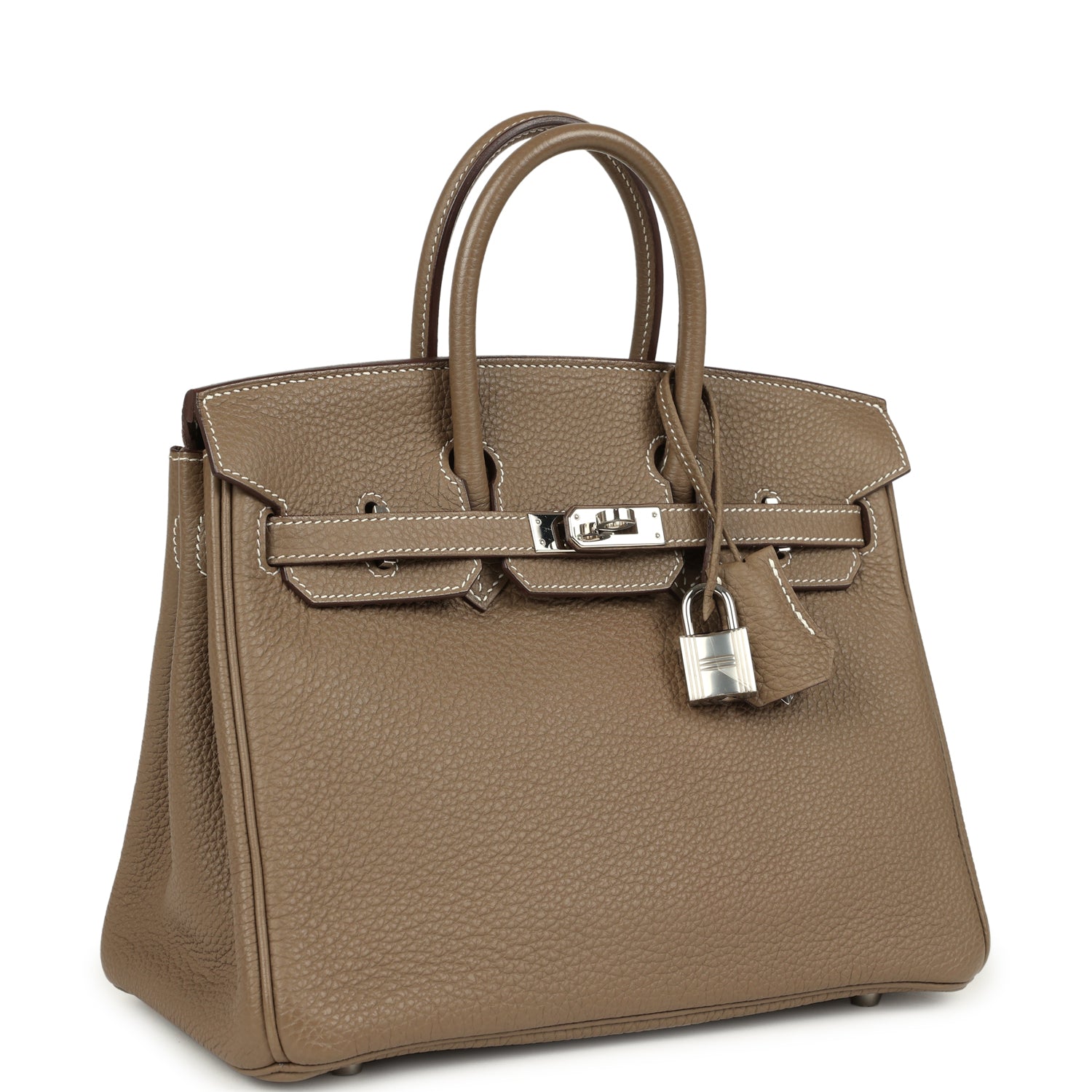 Hermes Birkin 25 Etoupe Togo Palladium Hardware