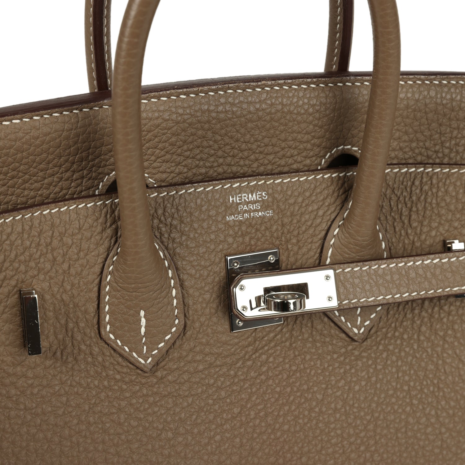 Hermes Birkin 25 Etoupe Togo Palladium Hardware
