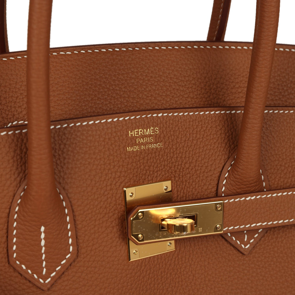 Hermes Birkin 35 Gold Togo Gold Hardware