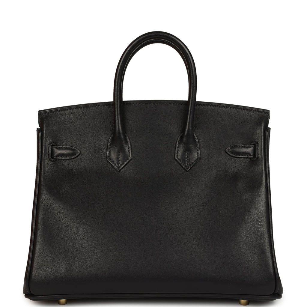 Hermes Birkin 25 Black Volupto Gold Hardware