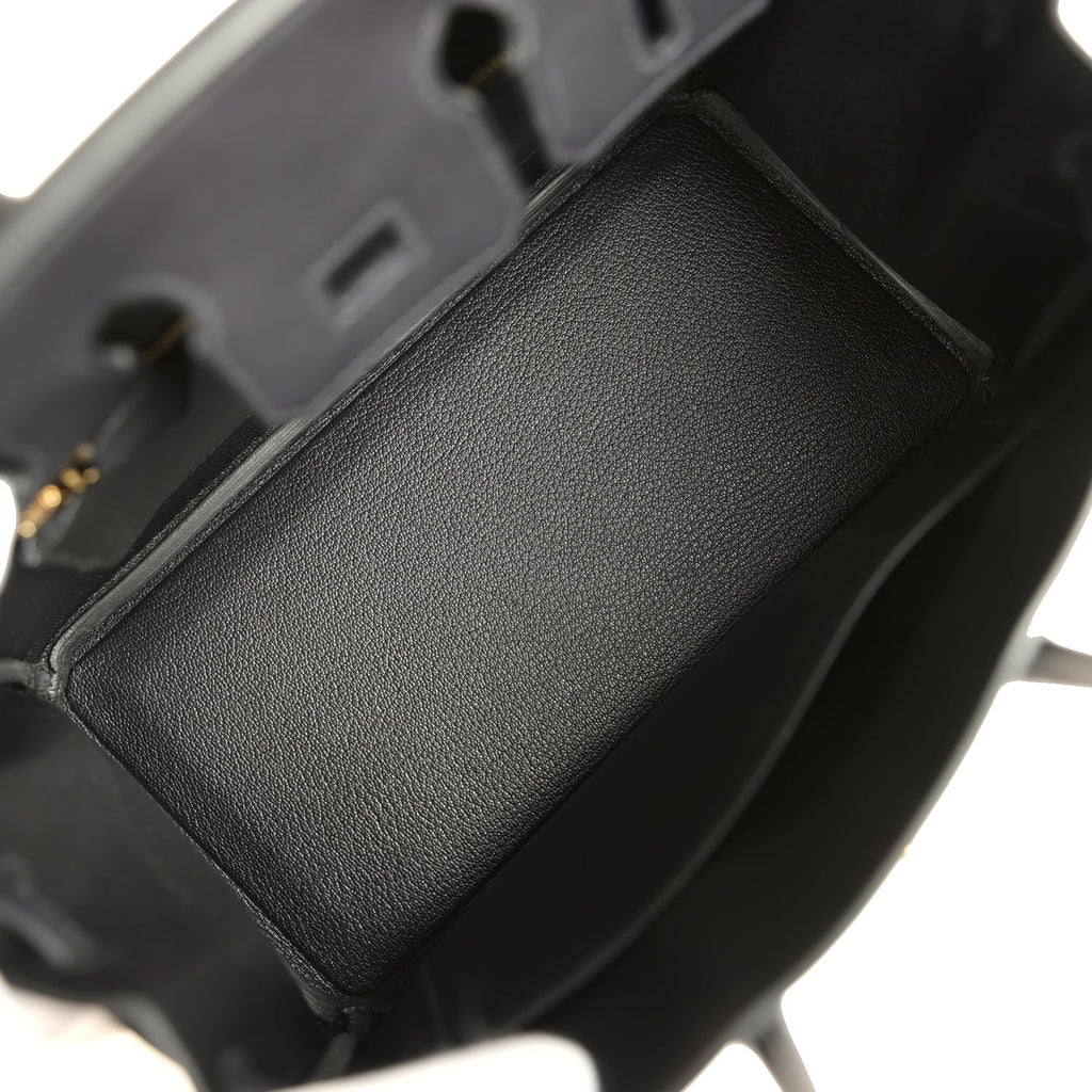 Hermes Birkin 25 Black Volupto Gold Hardware