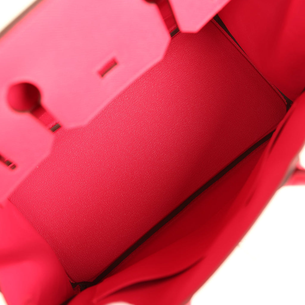 Hermes Birkin 30 Rose Extreme Epsom Palladium Hardware