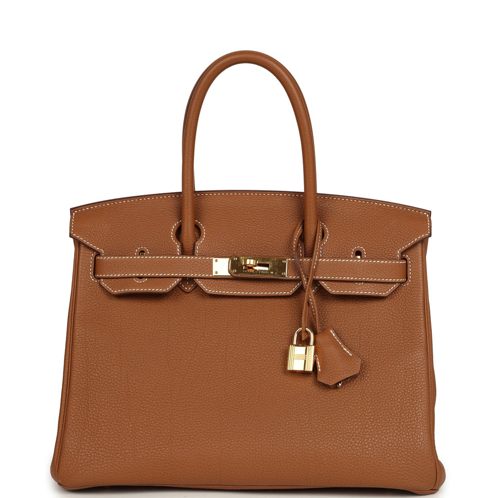 Hermes Birkin 30 Gold Togo Gold Hardware