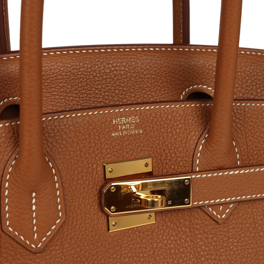 Hermes Birkin 30 Gold Togo Gold Hardware