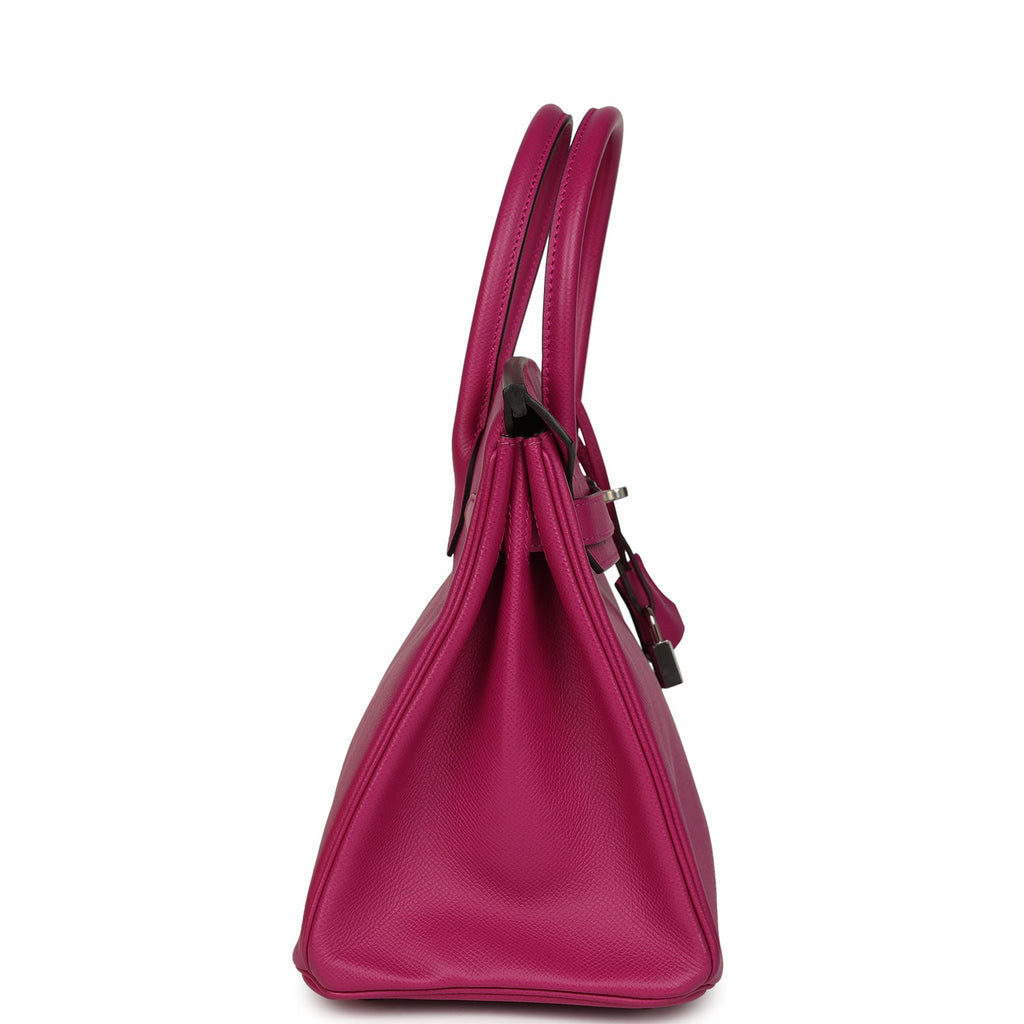 Hermes Birkin 30 Rose Poupre Epsom Palladium Hardware