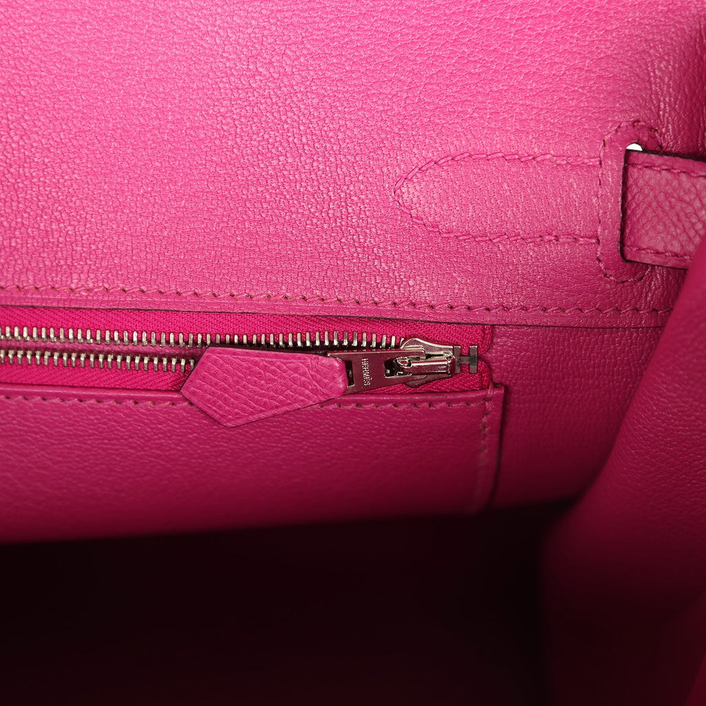 Hermes Birkin 30 Rose Poupre Epsom Palladium Hardware
