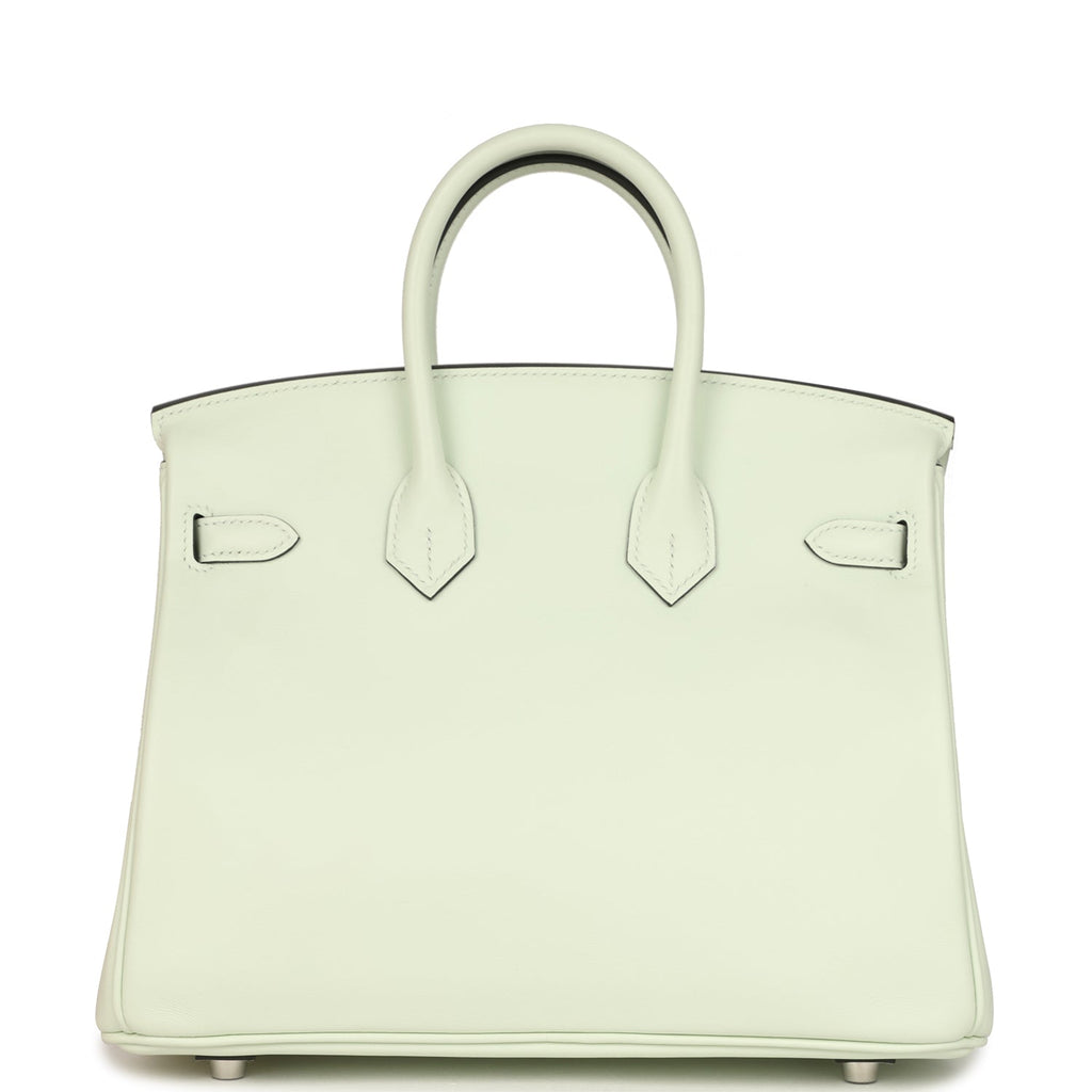 Hermes Birkin 25 Vert Fizz Swift Palladium Hardware