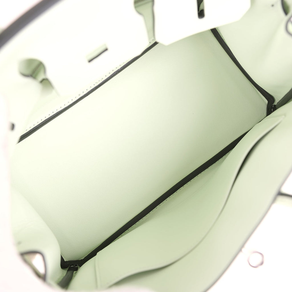 Hermes Birkin 25 Vert Fizz Swift Palladium Hardware